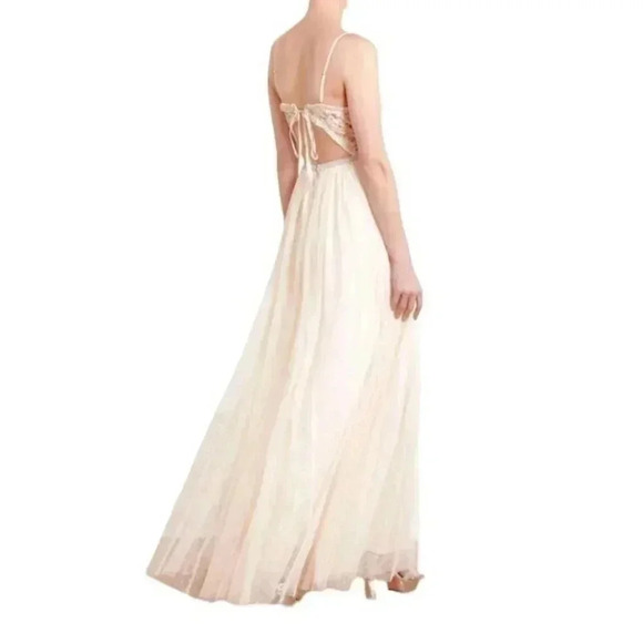 NWT Anthropologie BHLDN Needle & Thread Elsie Cami Floral Maxi Dress Size 14 - Picture 2 of 13